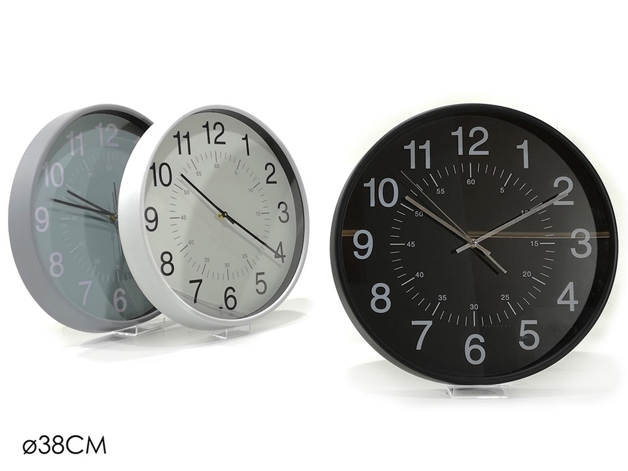 OROLOGIO DA MURO D.38CM ASS 521611