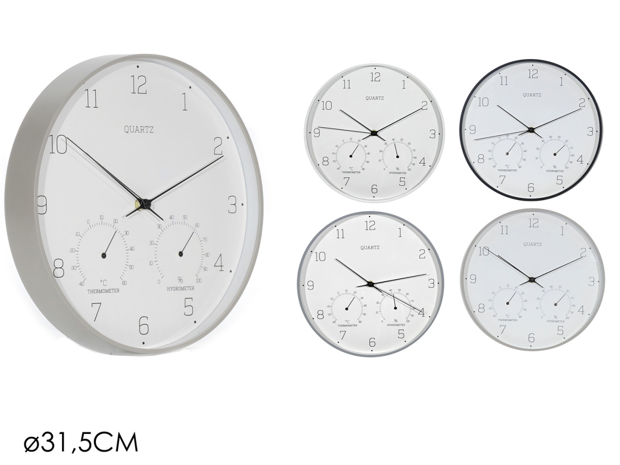 OROLOGIO DA MURO D.31,5X4,5CM 521632