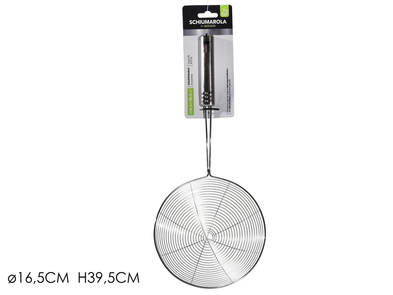 SCHIUMAROLA IN ACCIAIO 16,5CM 539602 SCHIUMAROLA IN ACCIAIO 16,5CM 539602
