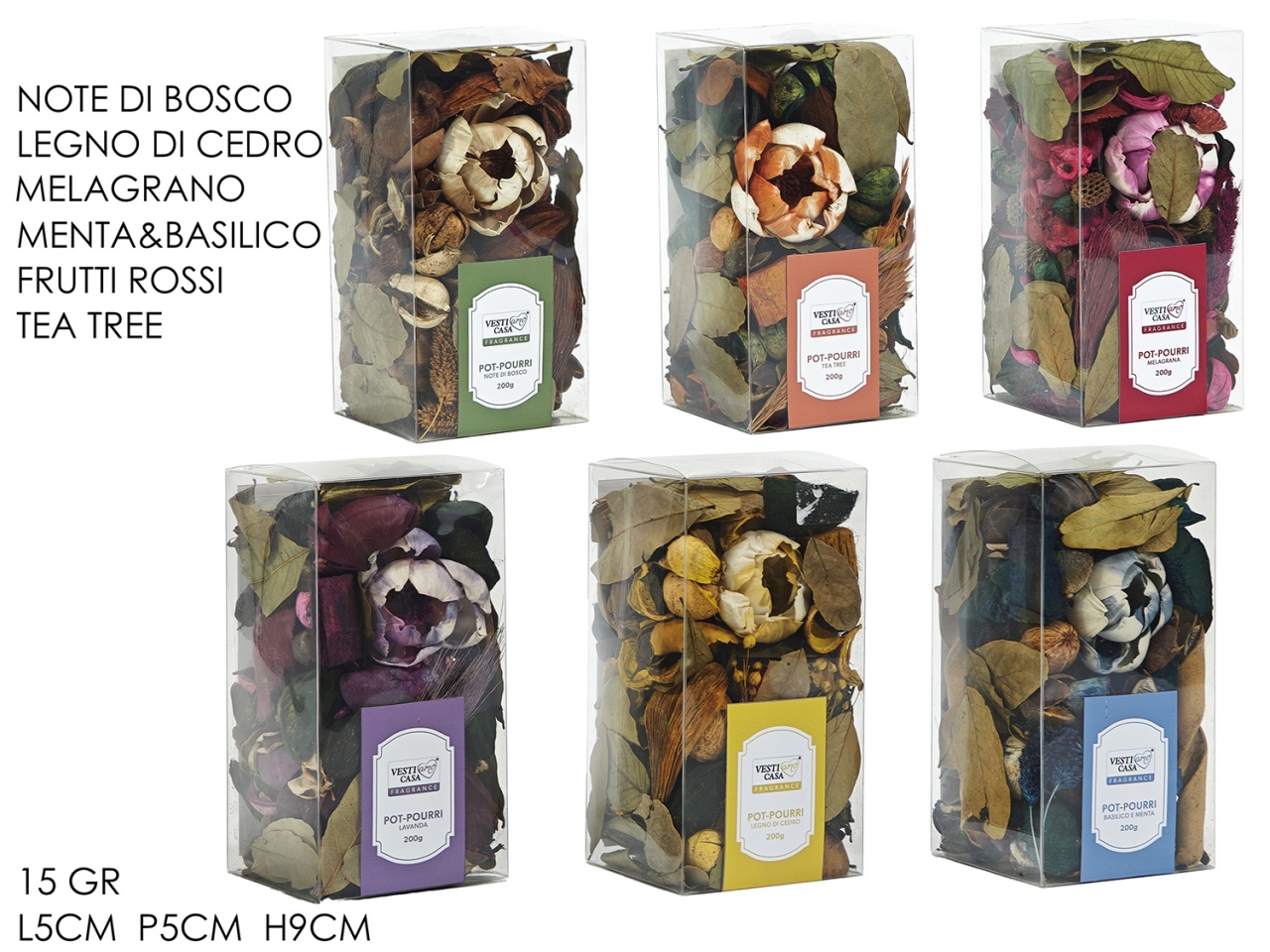 POTPOURRI 200GR C/FRAGANZE ASS. 564707 POTPOURRI 200GR C/FRAGANZE ASS. 564707