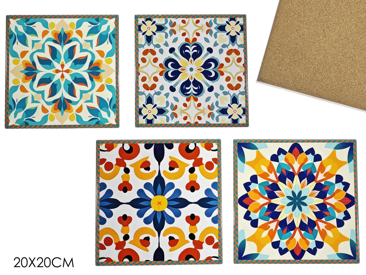 SOTTOPENTOLA 20X20CM ASS. 581904