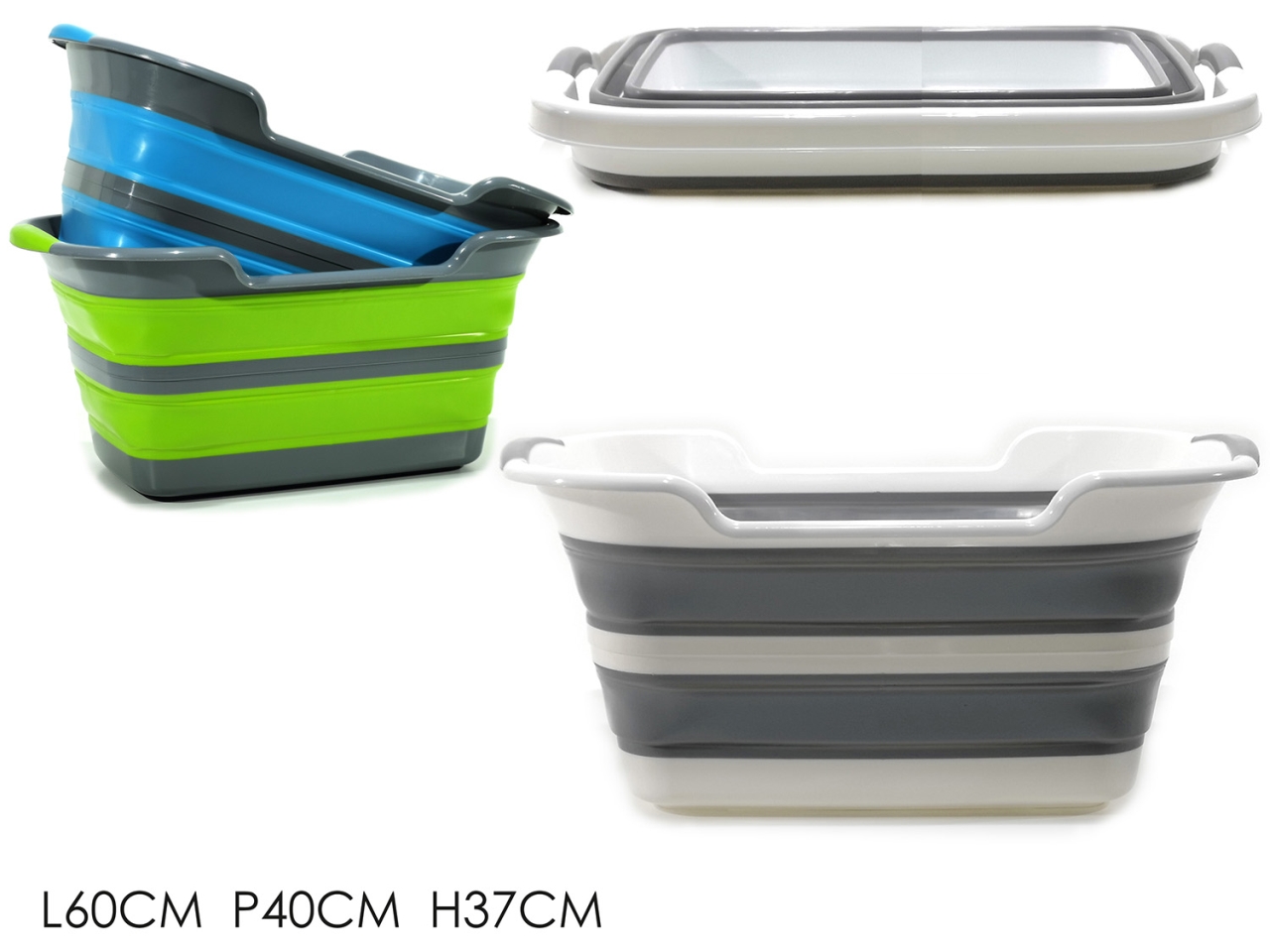 CESTA BUCATO RICHIUDIBILE 27LT 3ASS. 605812 CESTA BUCATO RICHIUDIBILE 27LT 3ASS. 605812