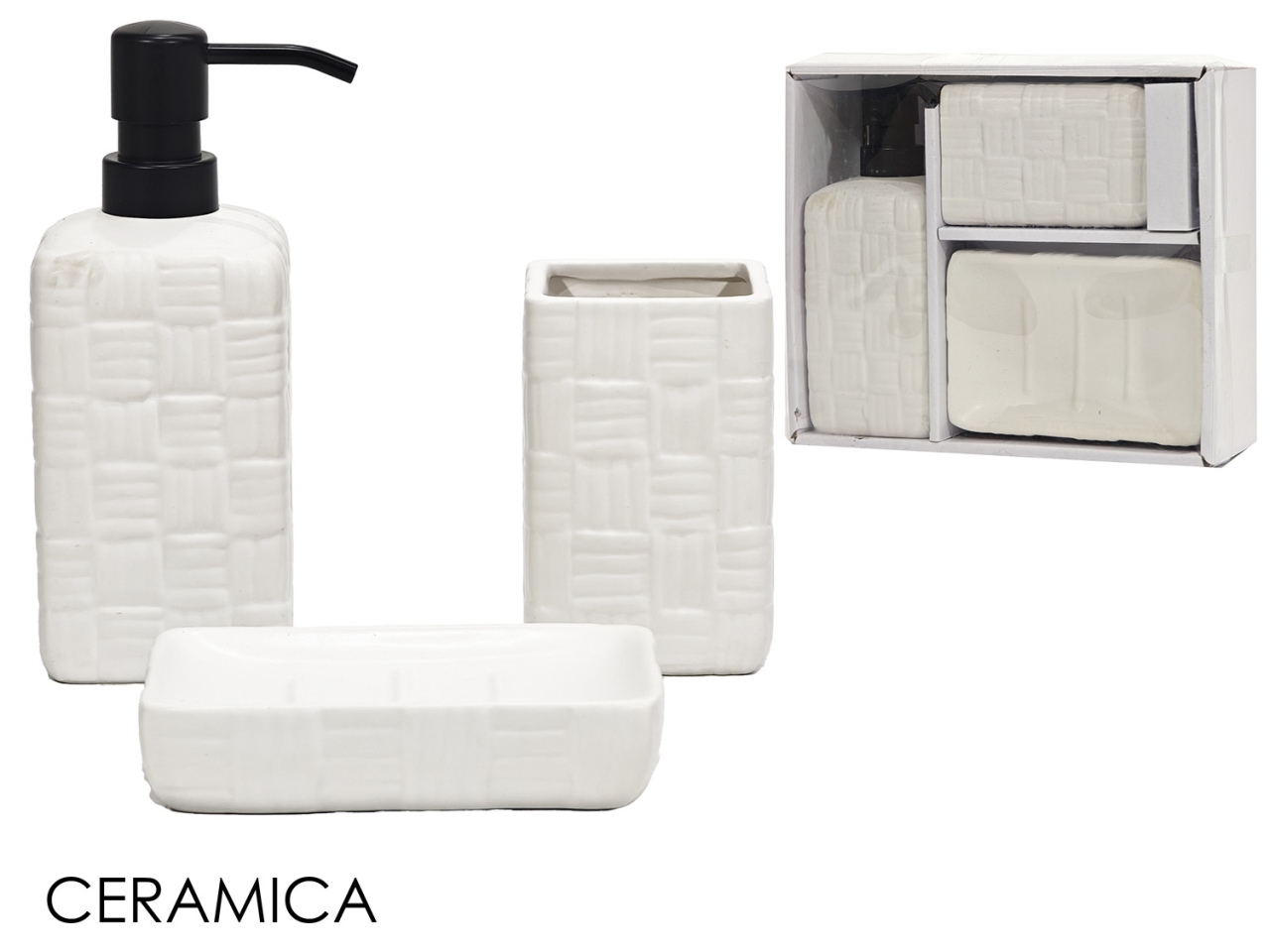 SET BAGNO 3 PZ. BIANCO 706917