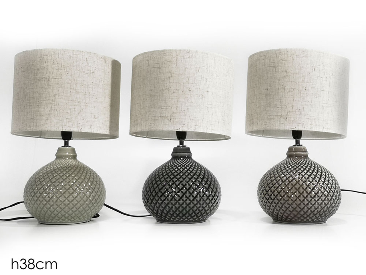 LAMPADA CERAMICA 38CM ASSORTITA 707903