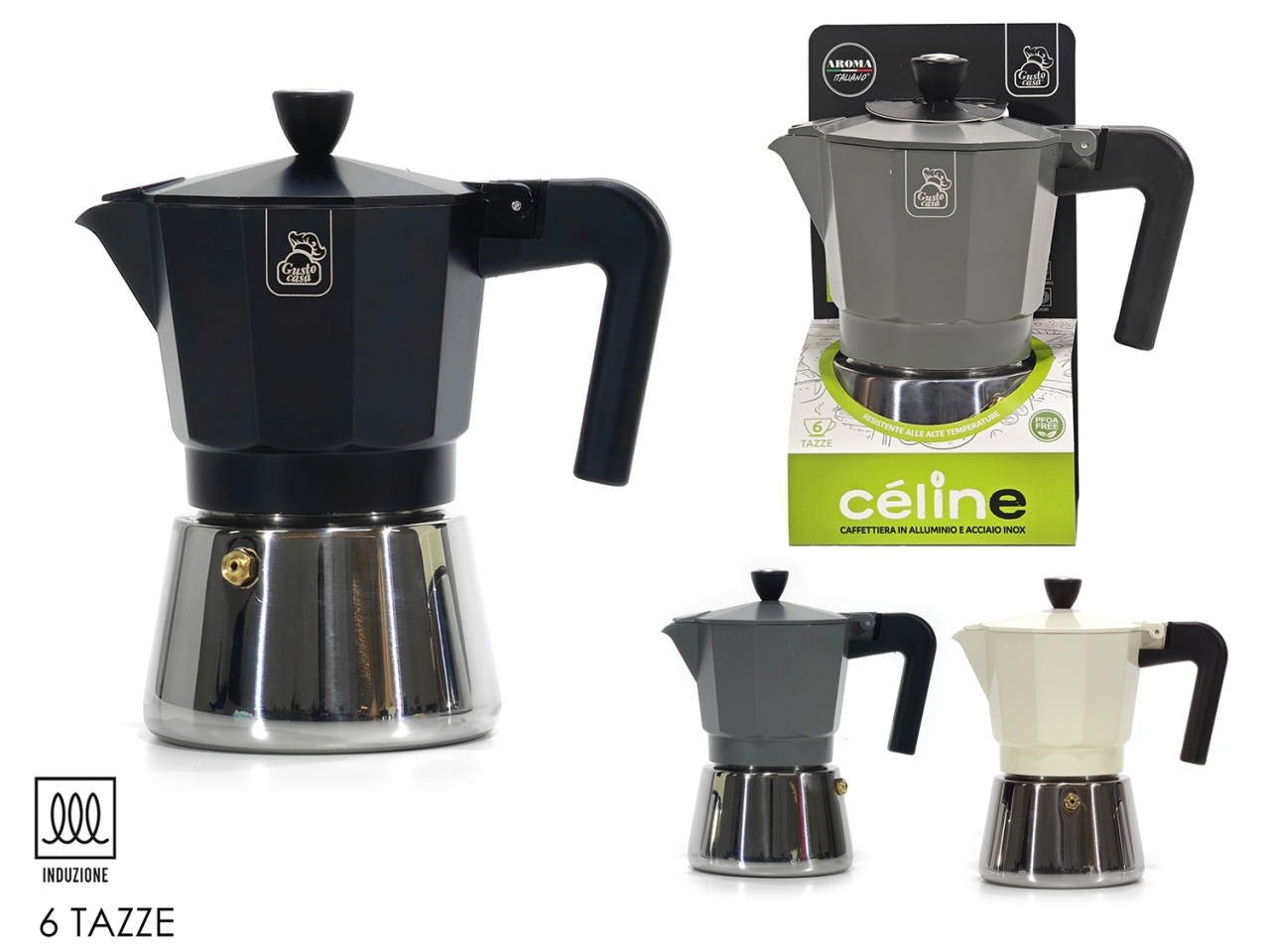 CAFFETTIERA CELINE 6TZ INDUZIONE 726314