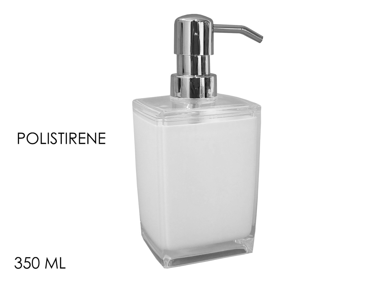 PORTASAPONE 350ML BIANCO 727591