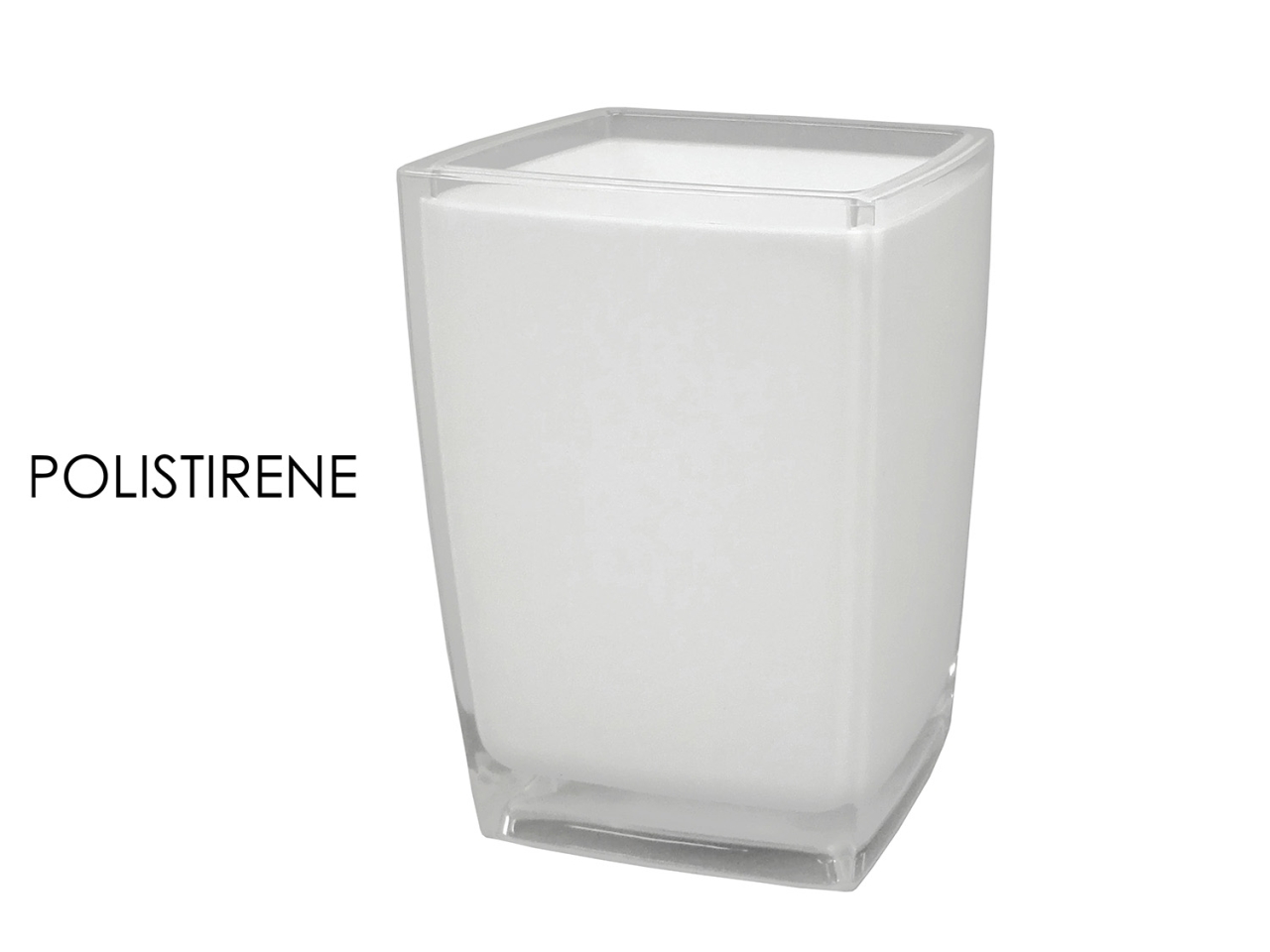 PORTASPAZZOLINO DI COLORE BIANCO 727592