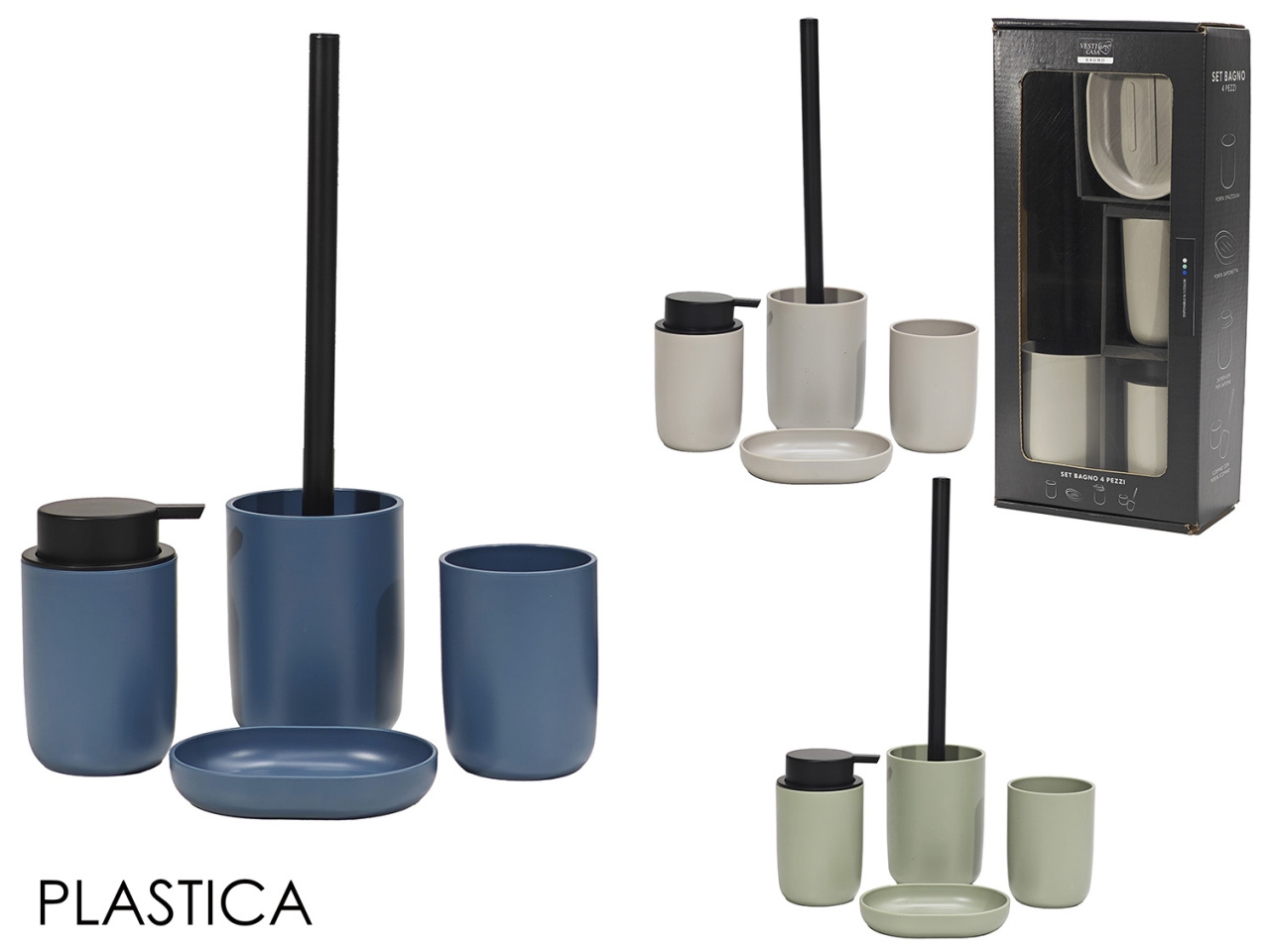 SET DA BAGNO 4 PZ. ASS. 727933