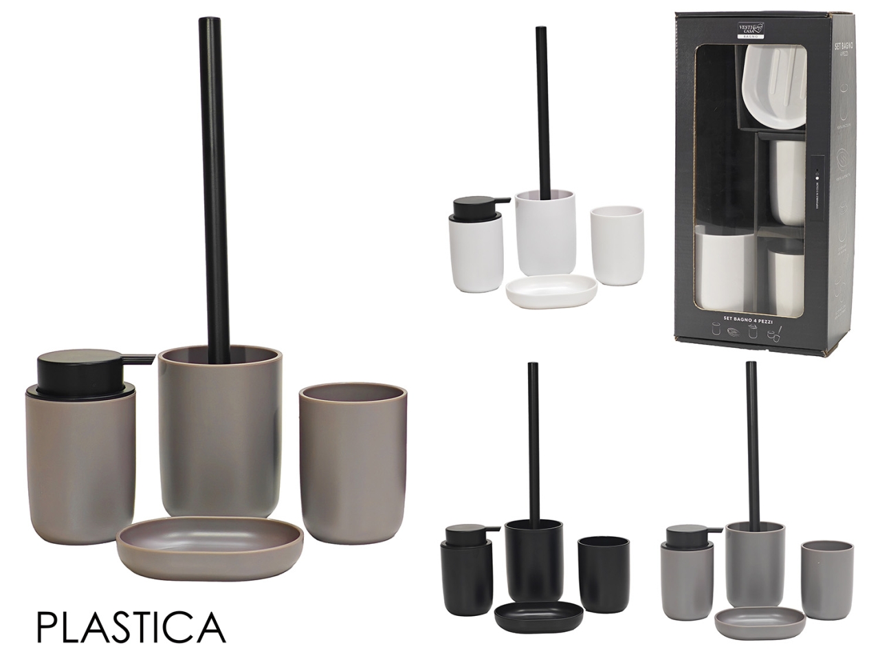 SET DA BAGNO 4 PZ.ASS 727934
