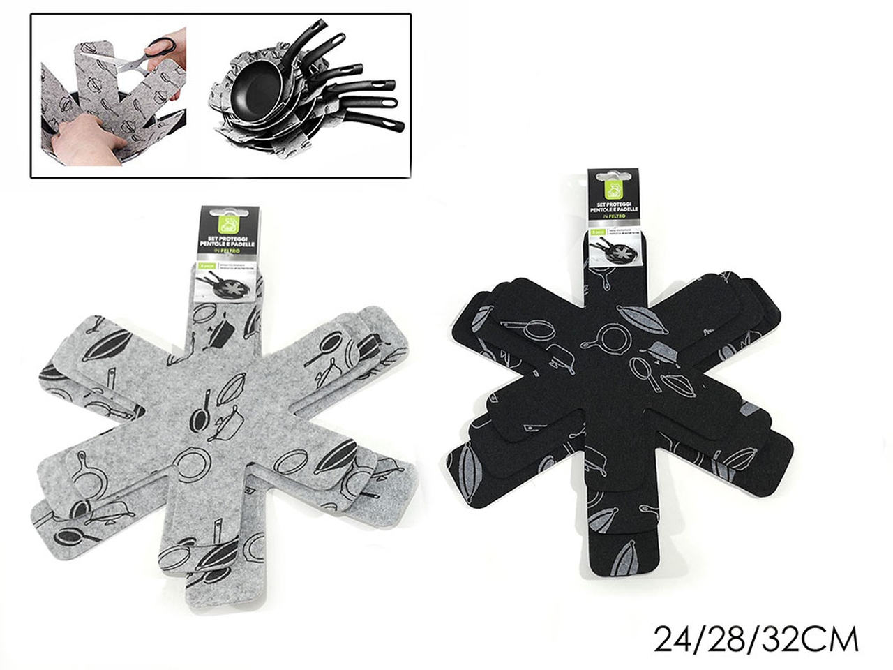 SALVAPENTOLA SET 3PZ 24/28/32 2ASS. 751097 SALVAPENTOLA SET 3PZ 24/28/32 2ASS. 751097