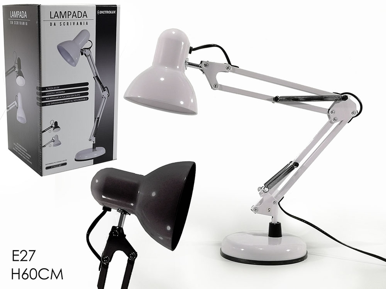 LAMPADA SCRIVANIA H60CM ASS. 809654