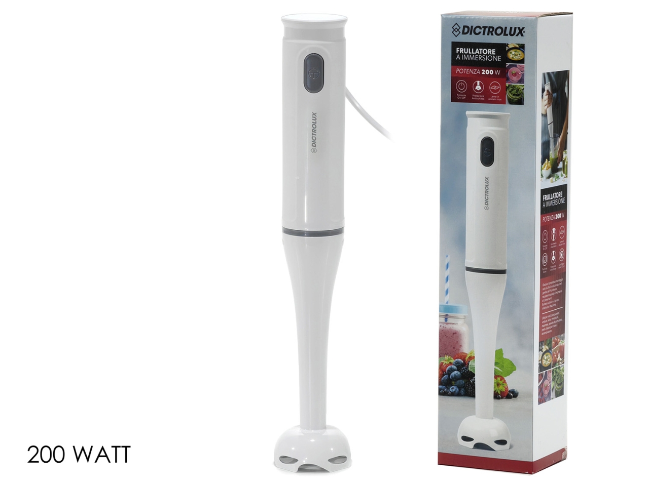 FRULLATORE IMMERSIONE 1VEL. 200W 879400