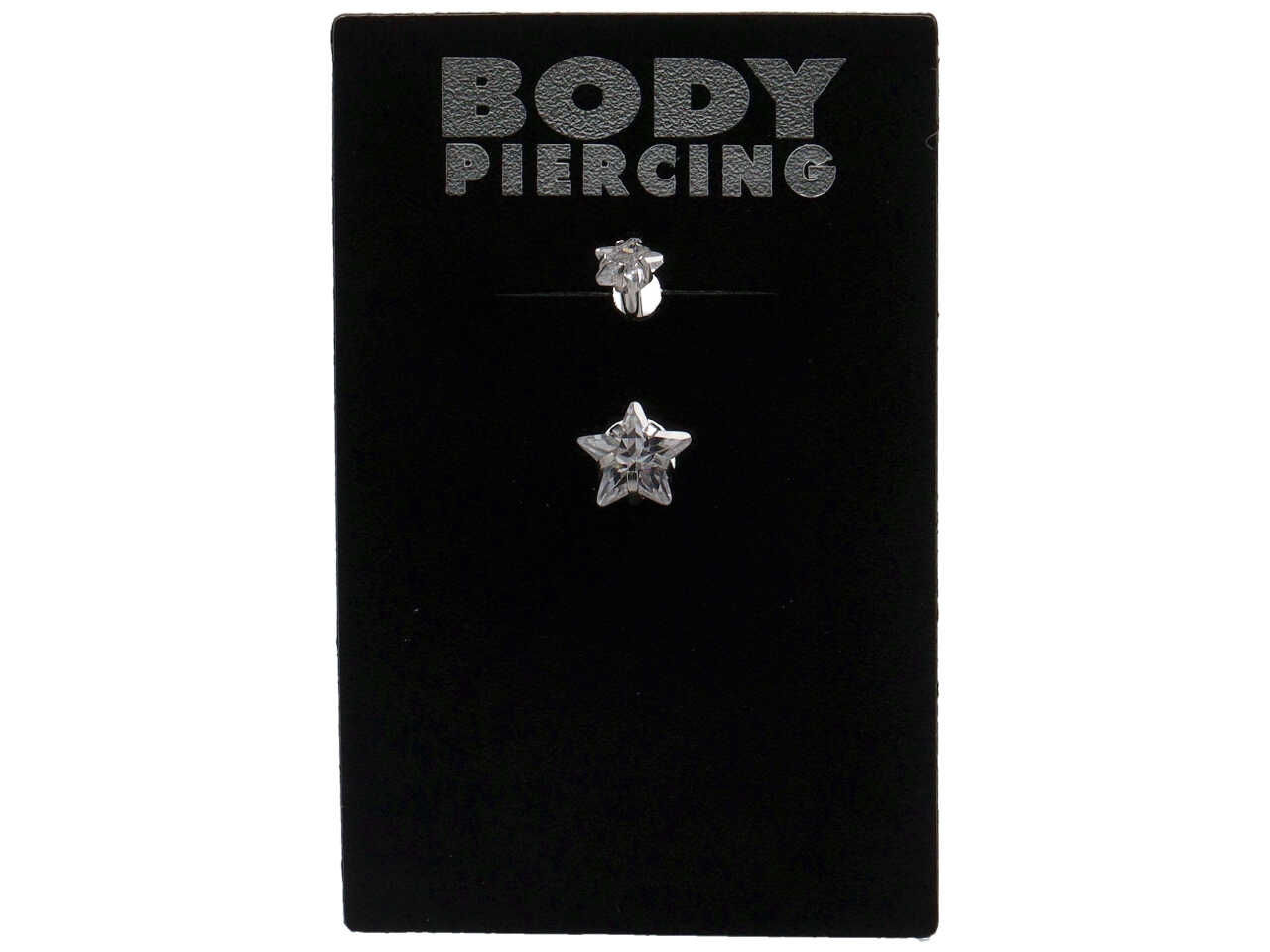 BODY PIERCING OMBELICO 2STELLE ZIRCONI