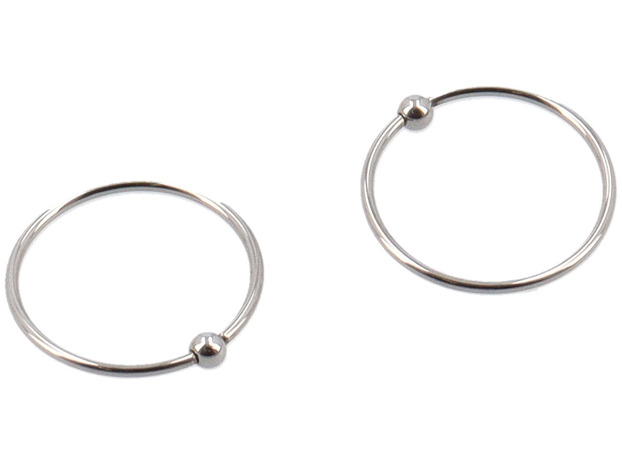BODY PIERCING COPPIA CERCHIETTI 14MM