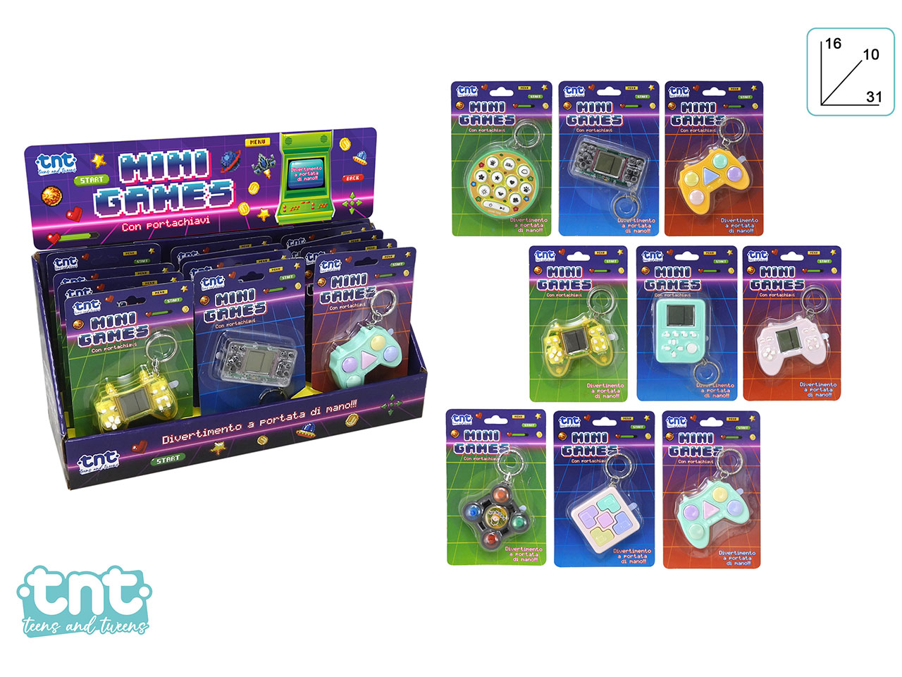 TNT MINI ARCADE VIDEOGAMES P.CHIA. 92047