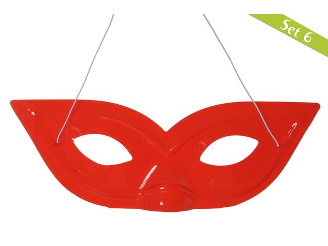 MASCHERINA ROSSO SET DA 6PZ 441841