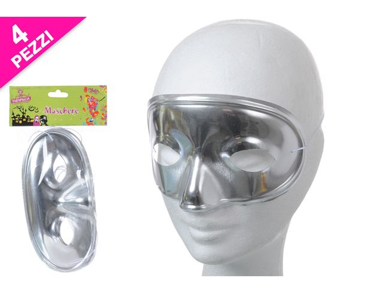 MASCHERINA ARGENTO SET DA 4PZ 441856