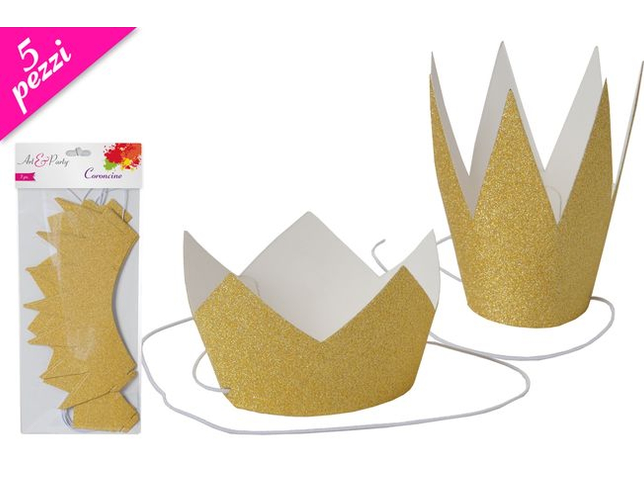 CORONCINA SET 5PZ ASS. ORO 610202