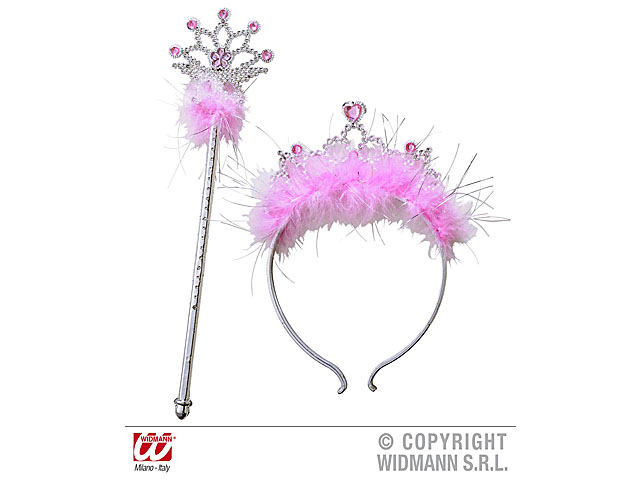 TIARA E SCETTRO CON GEMME 1924K