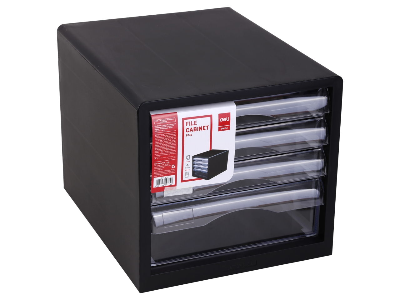 CASSETTIERA DELI NERA 4SCOMP.TRASP. E9774 CASSETTIERA DELI NERA 4SCOMP.TRASP. E9774