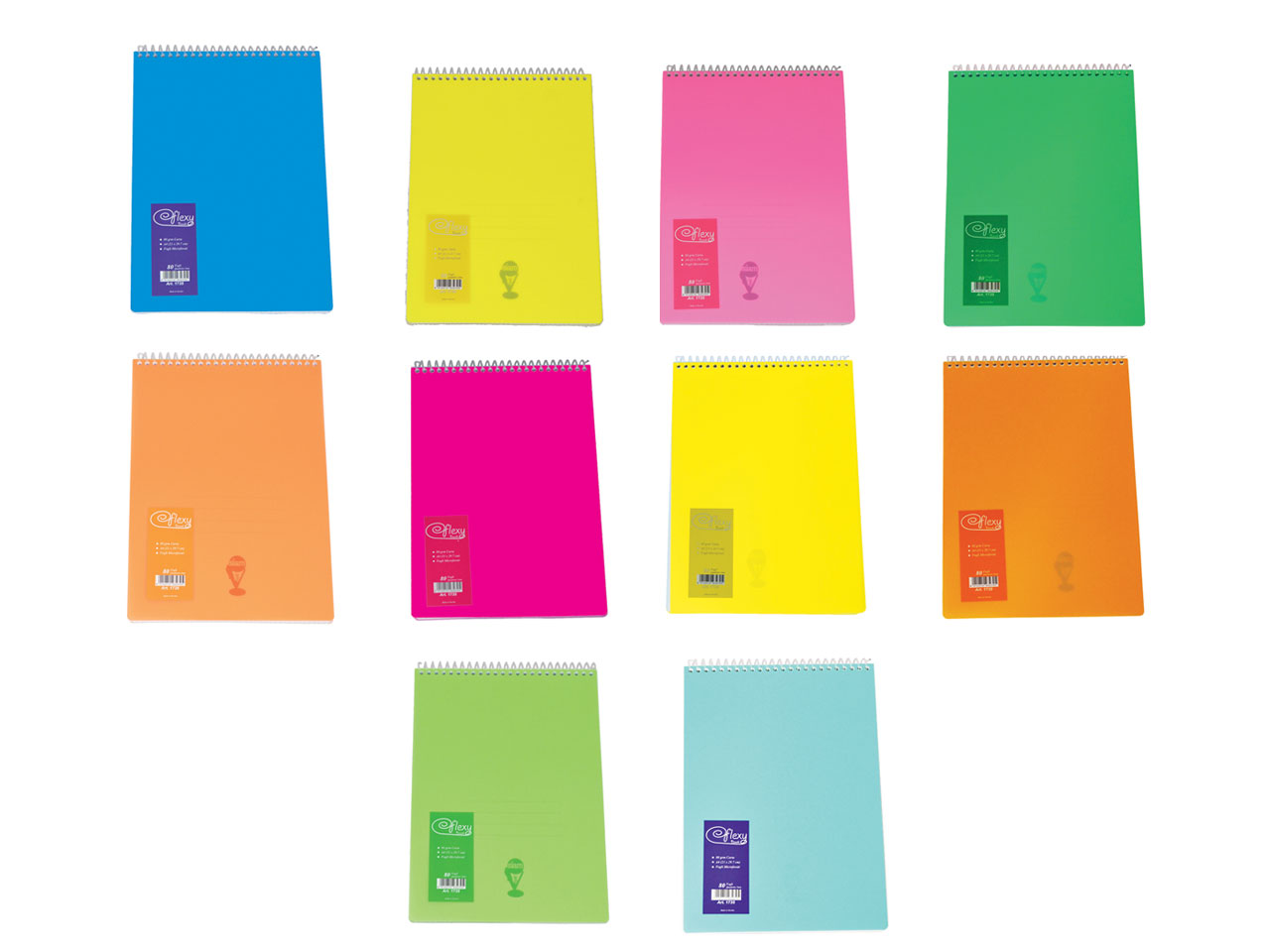 BLOCK NOTES A4 5MM C/SPIR. PLAST. 1735