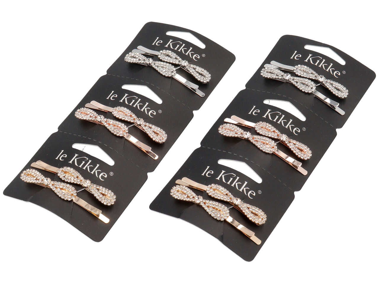 BARRETTA STRASS BOW CC54543