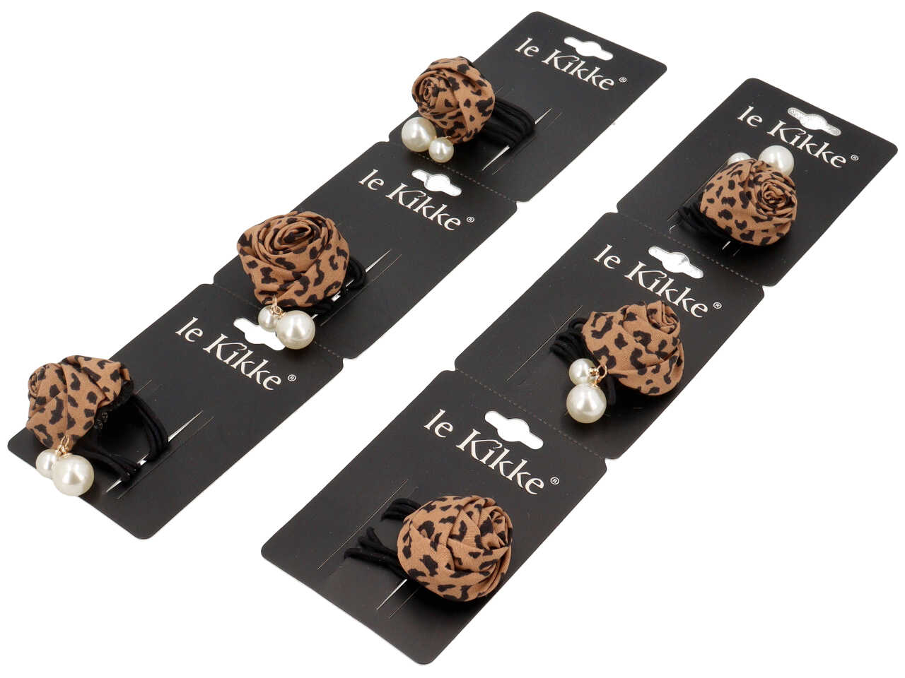 ELASTICO ROSA ANIMALIER C/PERLE FC34261