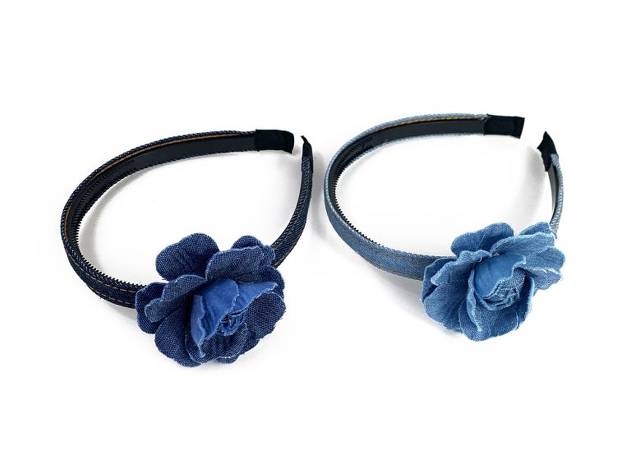 CERCHIETTO FLORAL DENIM FD32047