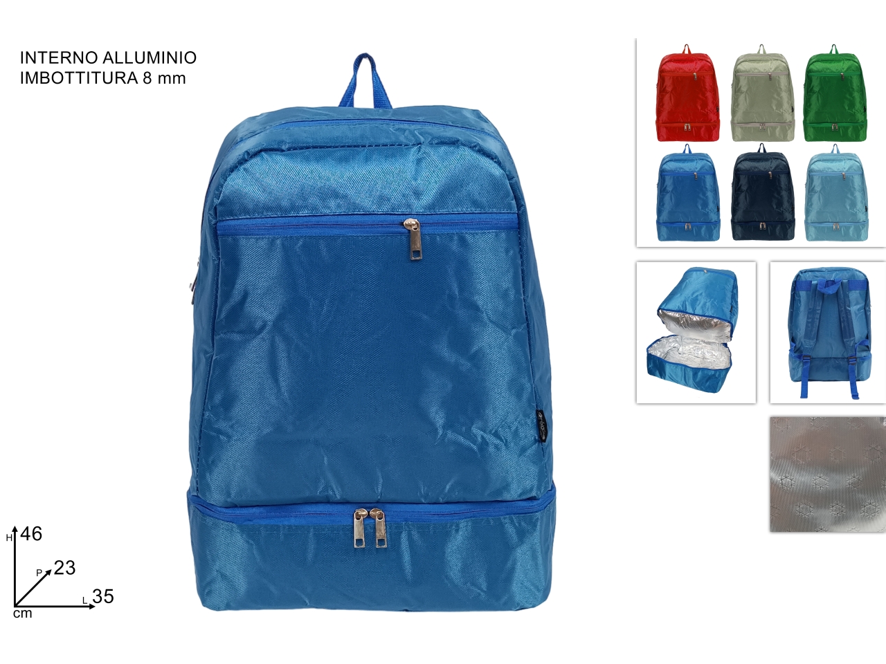 ZAINO FRIGO 2 SCOMPARTI ASS DSU23003191 ZAINO FRIGO 2 SCOMPARTI ASS DSU23003191