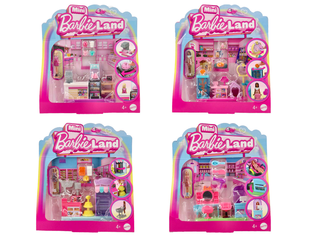 MINI BARBIELAND PLAYSET ASST. JCR29-0