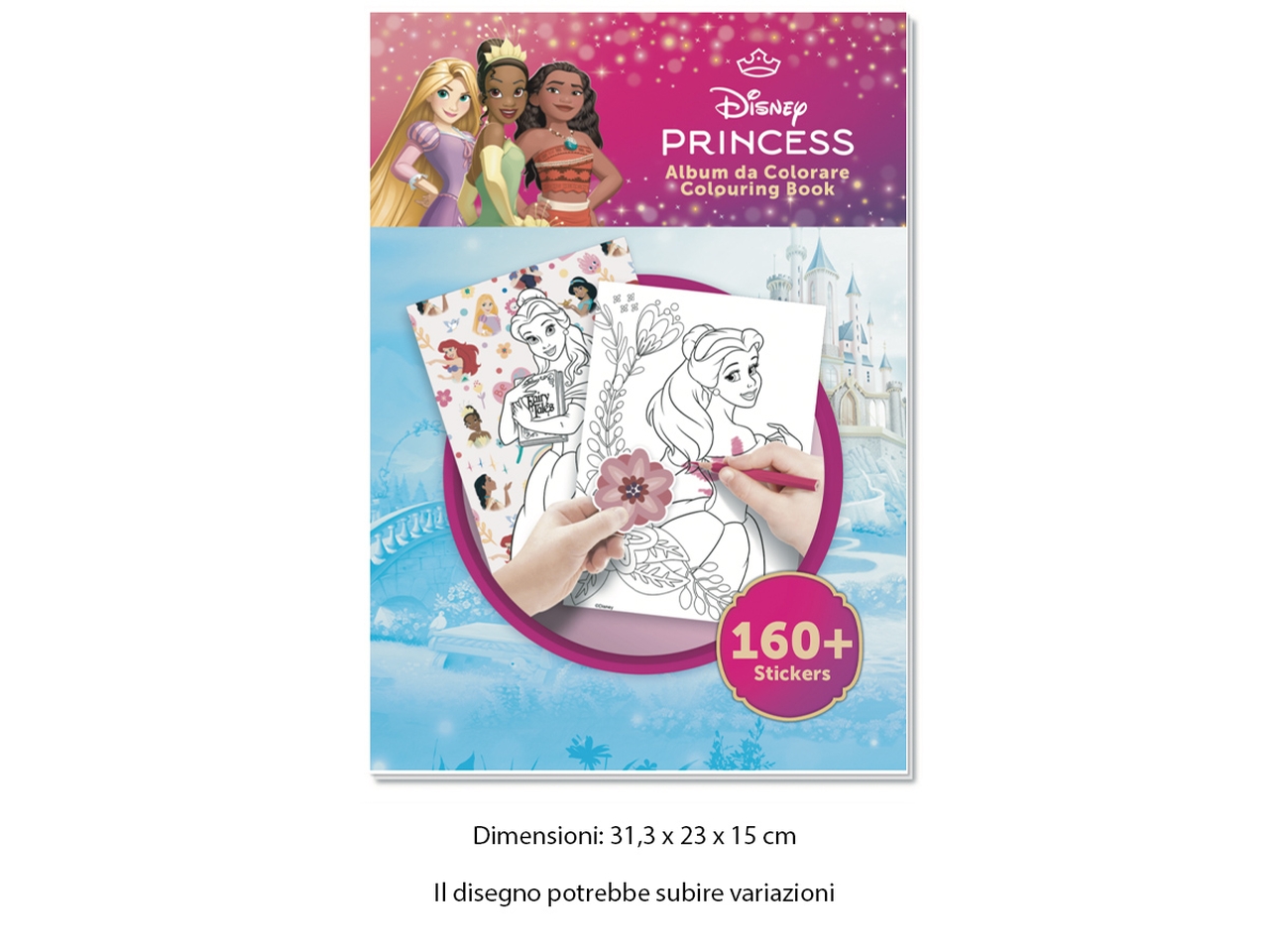 PRINCESS LIBRO DA COLORARE PR1145
