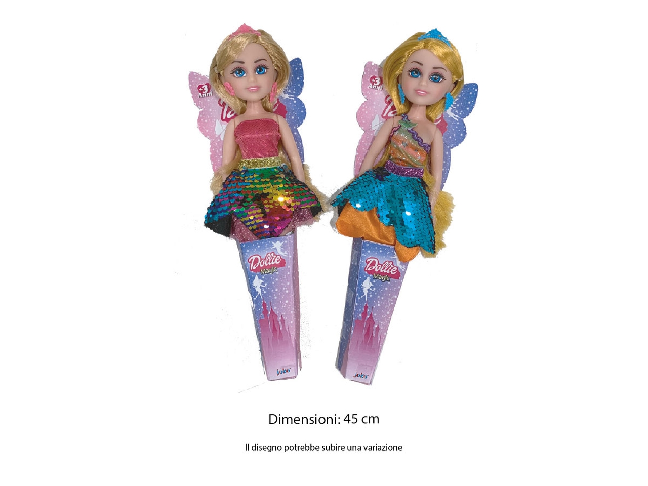 BAMBOLA CON ALI 43CM TOY0987