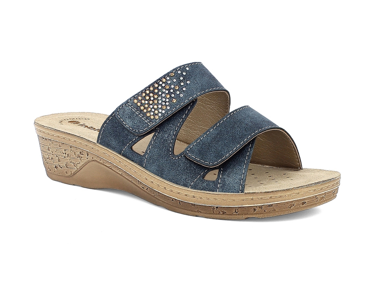 CIABATTA DONNA TG.35-41BLU PV000009-004 CIABATTA DONNA TG.35-41BLU PV000009-004