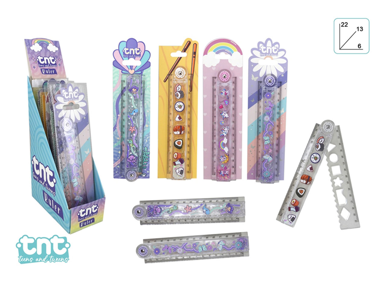 TNT RULER RIGHELLO 30CM PIEGHEV. 92035 TNT RULER RIGHELLO 30CM PIEGHEV. 92035