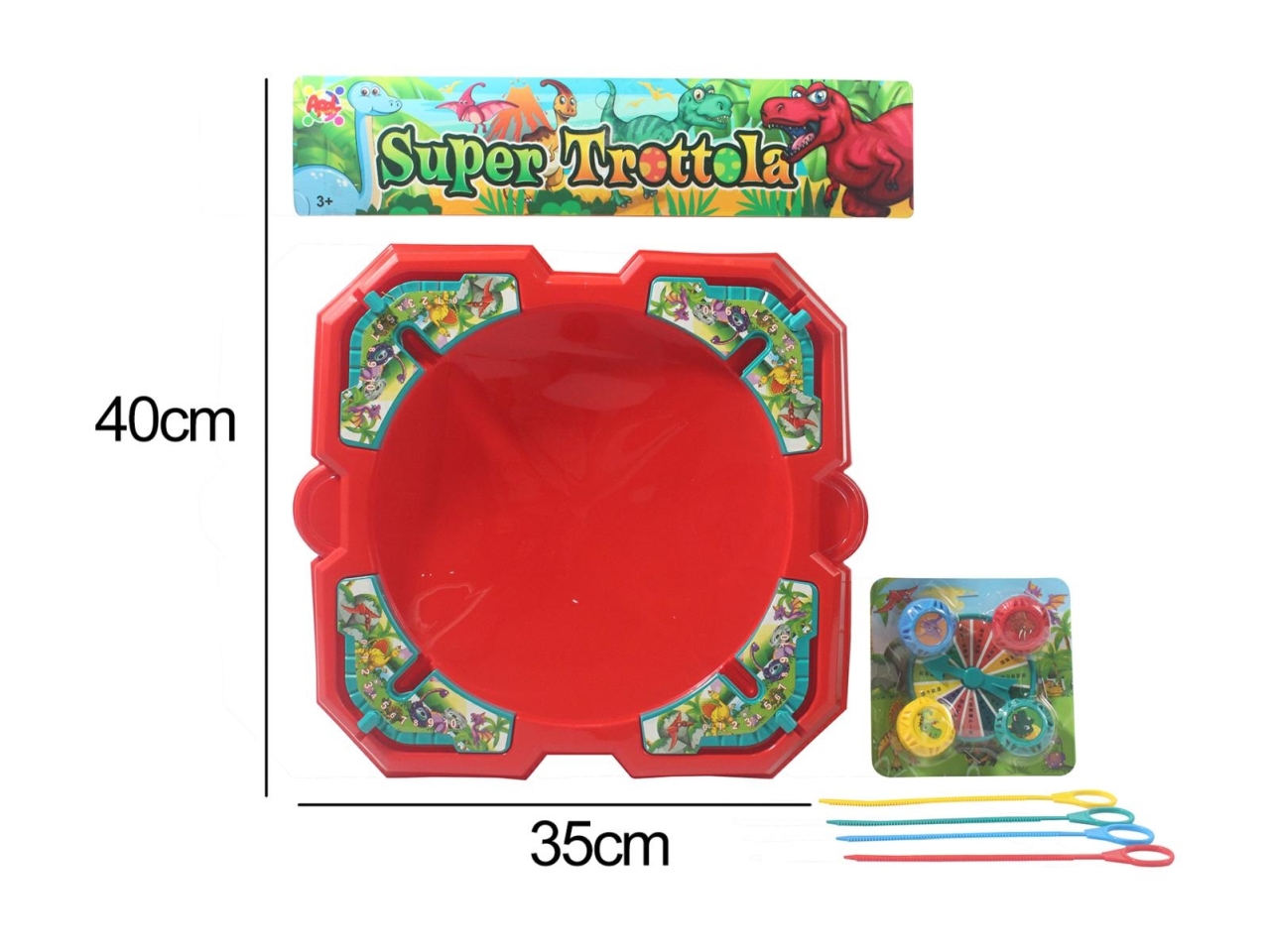 SET PIATTO CON TROTTOLE 40142