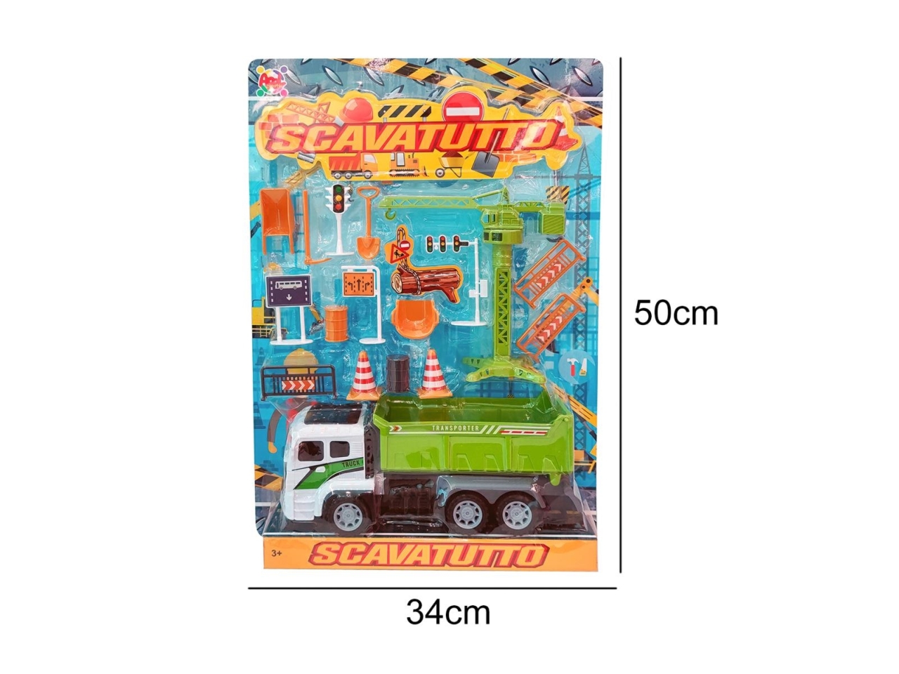 SET CAMION PORTASABBIA SCAVATUTTO 40205 SET CAMION PORTASABBIA SCAVATUTTO 40205