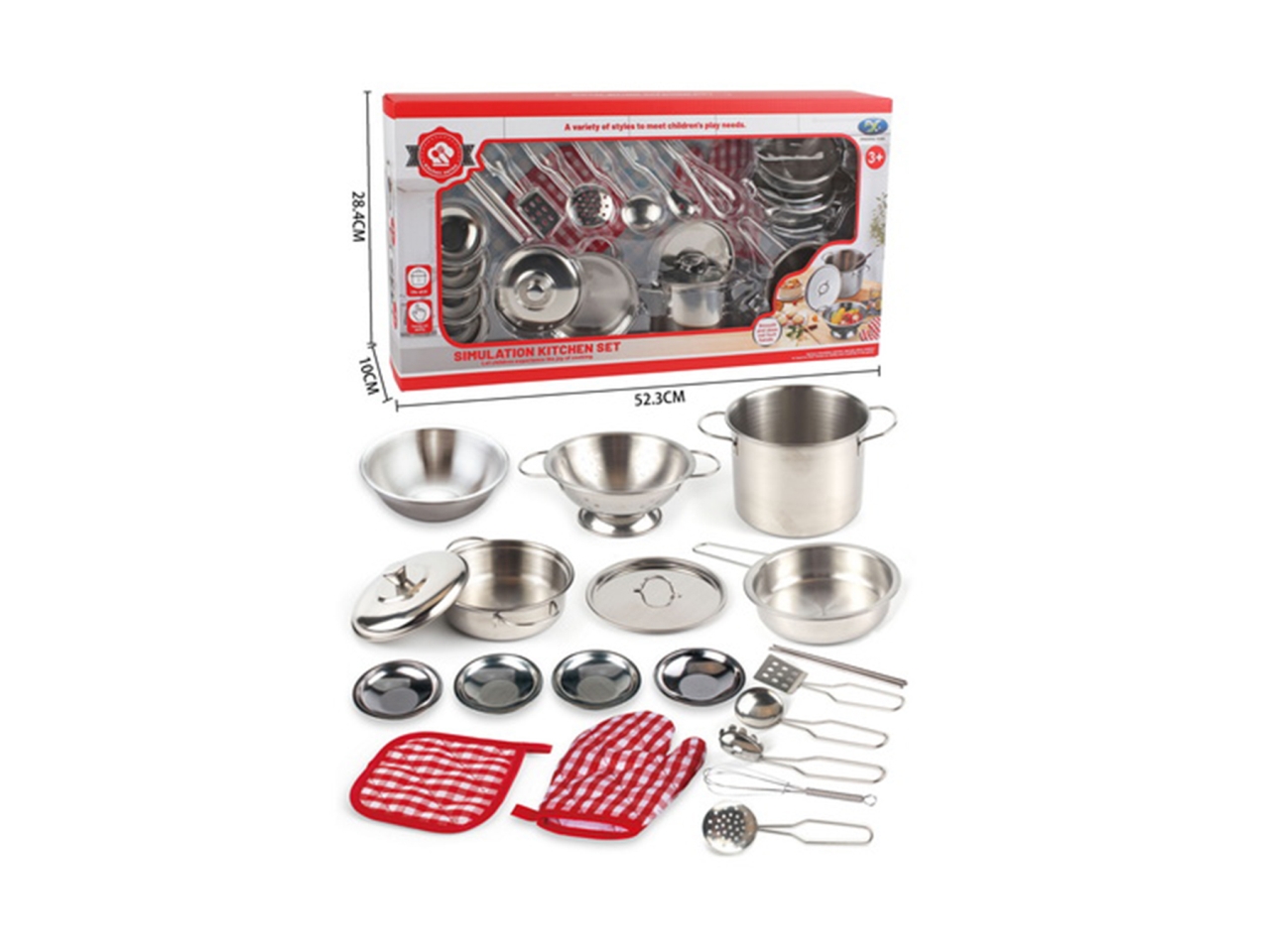 SET PENTOLE SERIE METALLO 40372