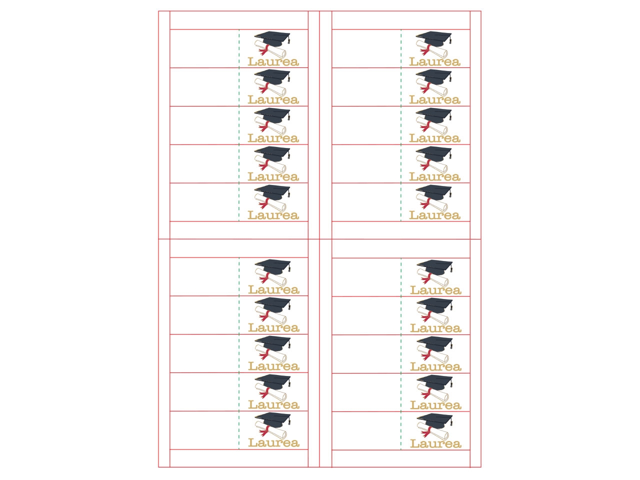 BIGL.BOMB.100PZ A4 LAUREA BB00275/5