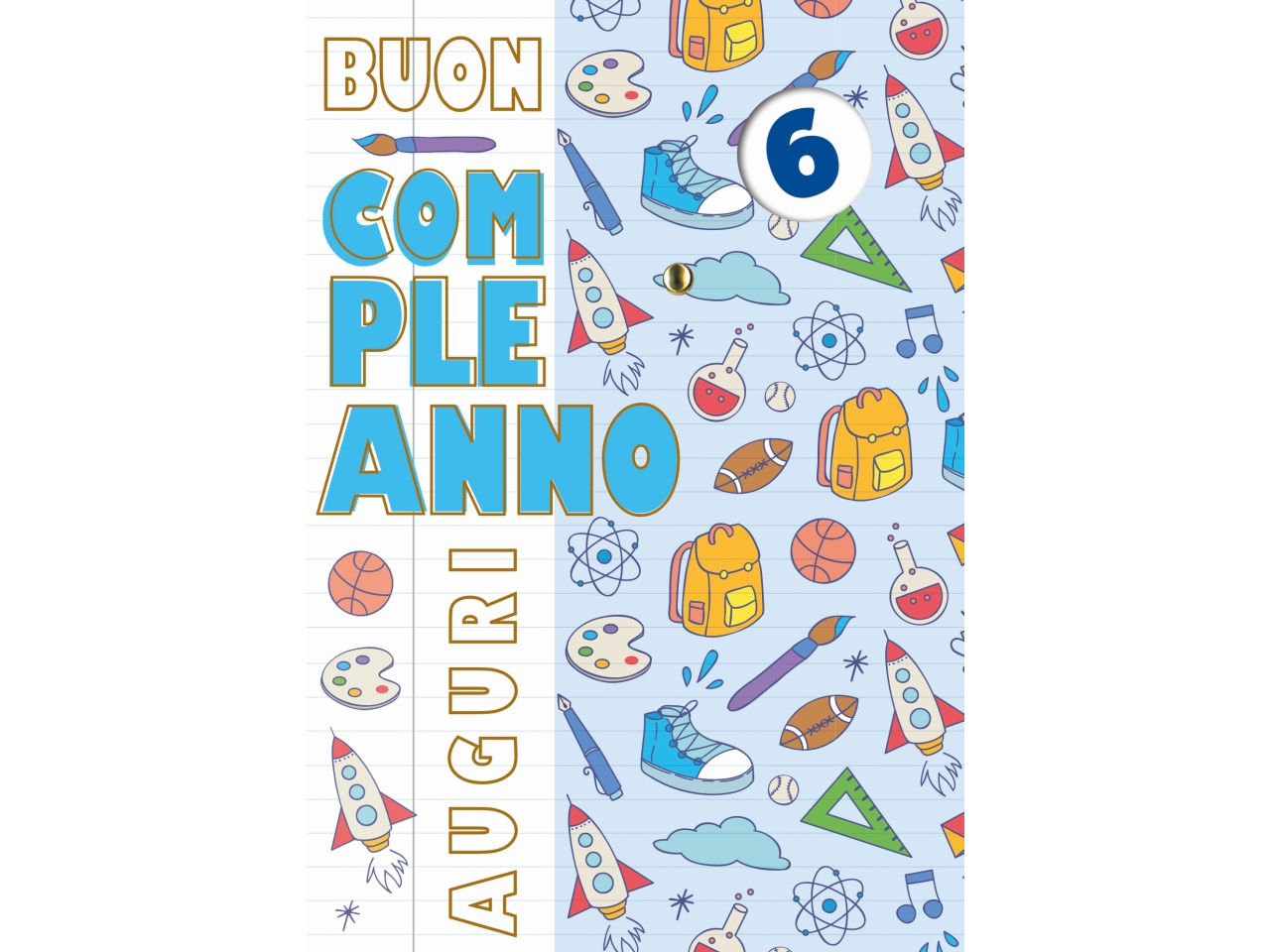 BIGLIETTO COMPLEANNO BIMBI FA00197BC/C