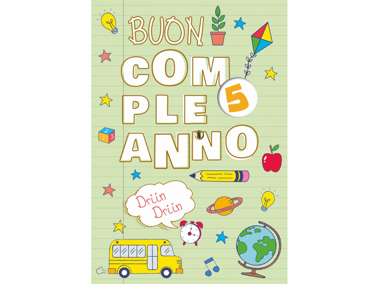 BIGLIETTO COMPLEANNO BIMBI FA00197BC/D