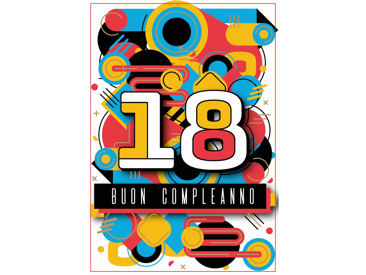 BIGLIETTO COMPLEAN.18MASCH FA00202BC/C