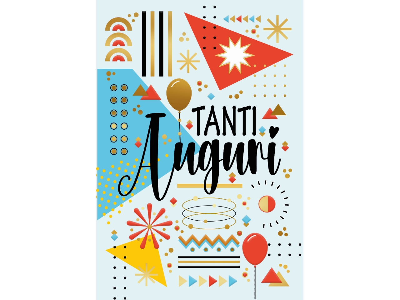 BIGLIETTO COMPLEANNO T. AUG FA00228BC/B BIGLIETTO COMPLEANNO T. AUG FA00228BC/B