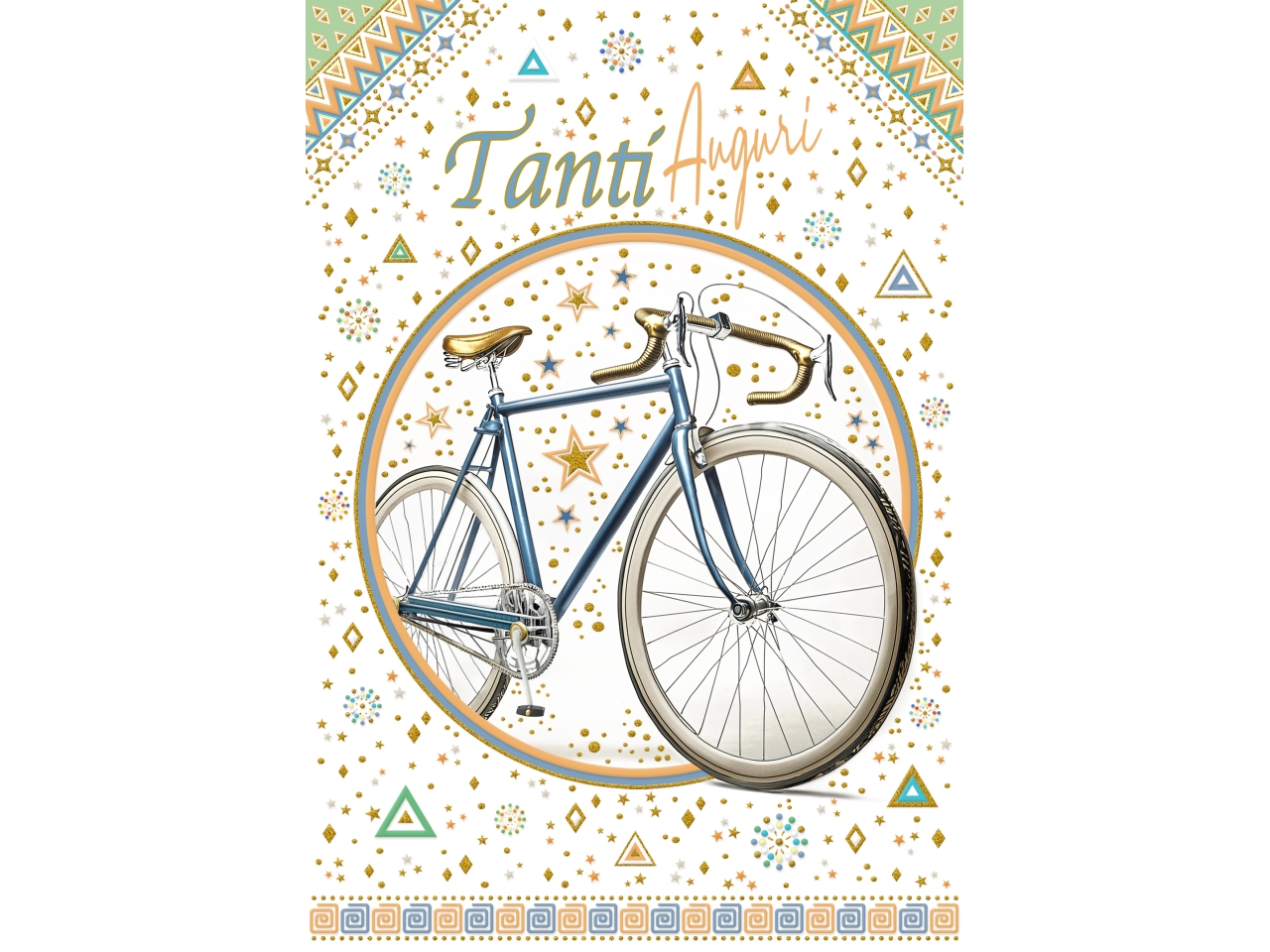BIGLIETTO TANTI AUGURI BICI FA00216AG/B