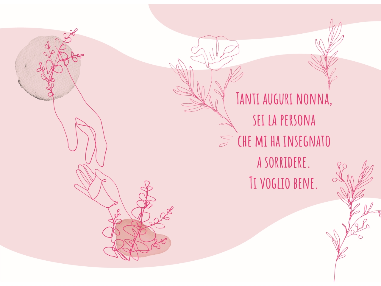 BIGLIETTO TANTI AUGURI NONNA FA00220AN/D