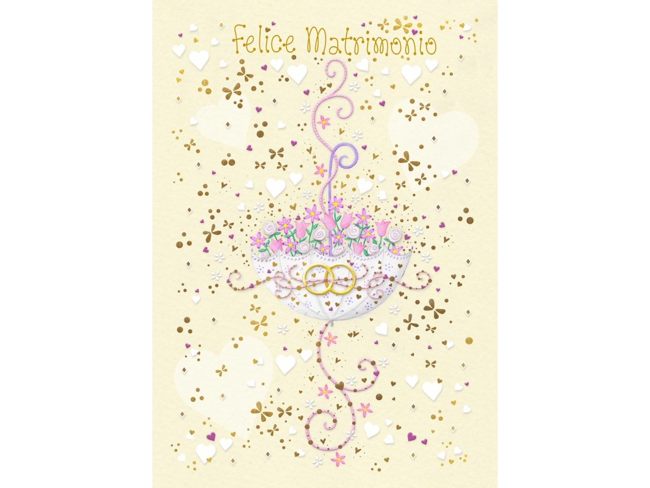 BIGLIETTO MATRIMONIO FIORI FE10188FM/C BIGLIETTO MATRIMONIO FIORI FE10188FM/C