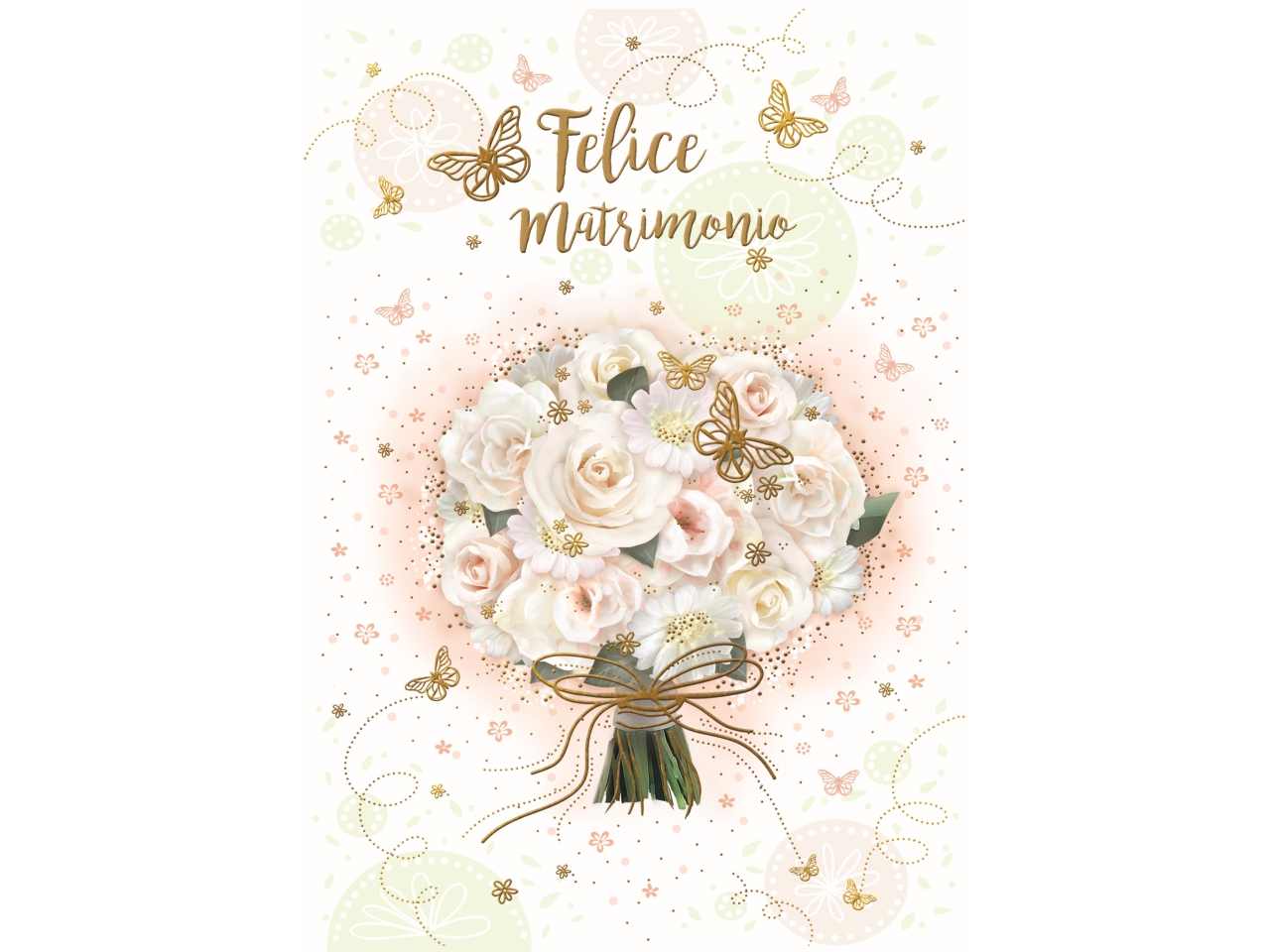 BIGLIETTO MATRIMONIO BOUQUE FE10189FM/C BIGLIETTO MATRIMONIO BOUQUE FE10189FM/C