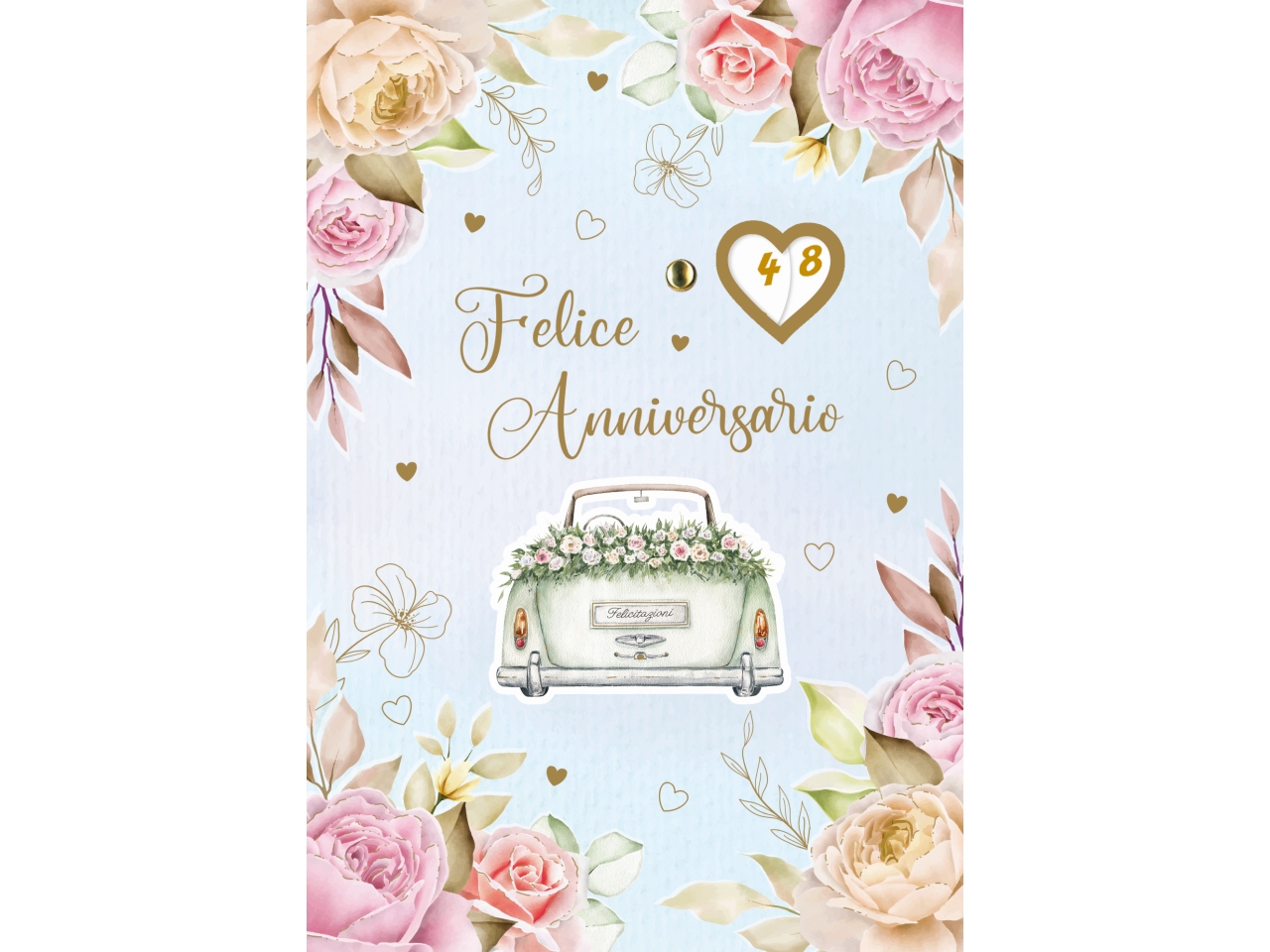 BIGLIETTO ANNIVERSARIO ROT. FE10191FA/C