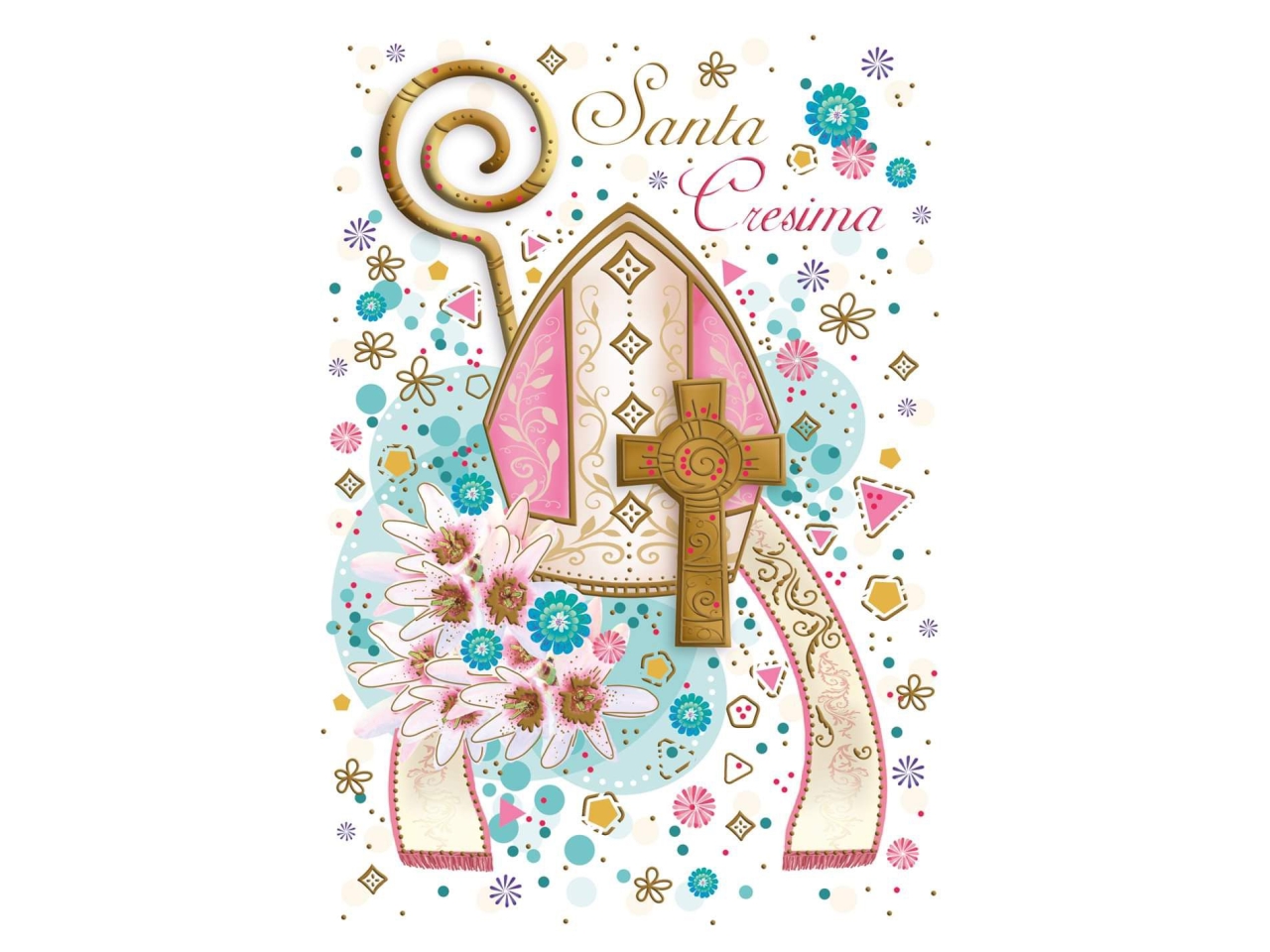 BIGLIETTO SANTA CRESIMA FE10200SC/D