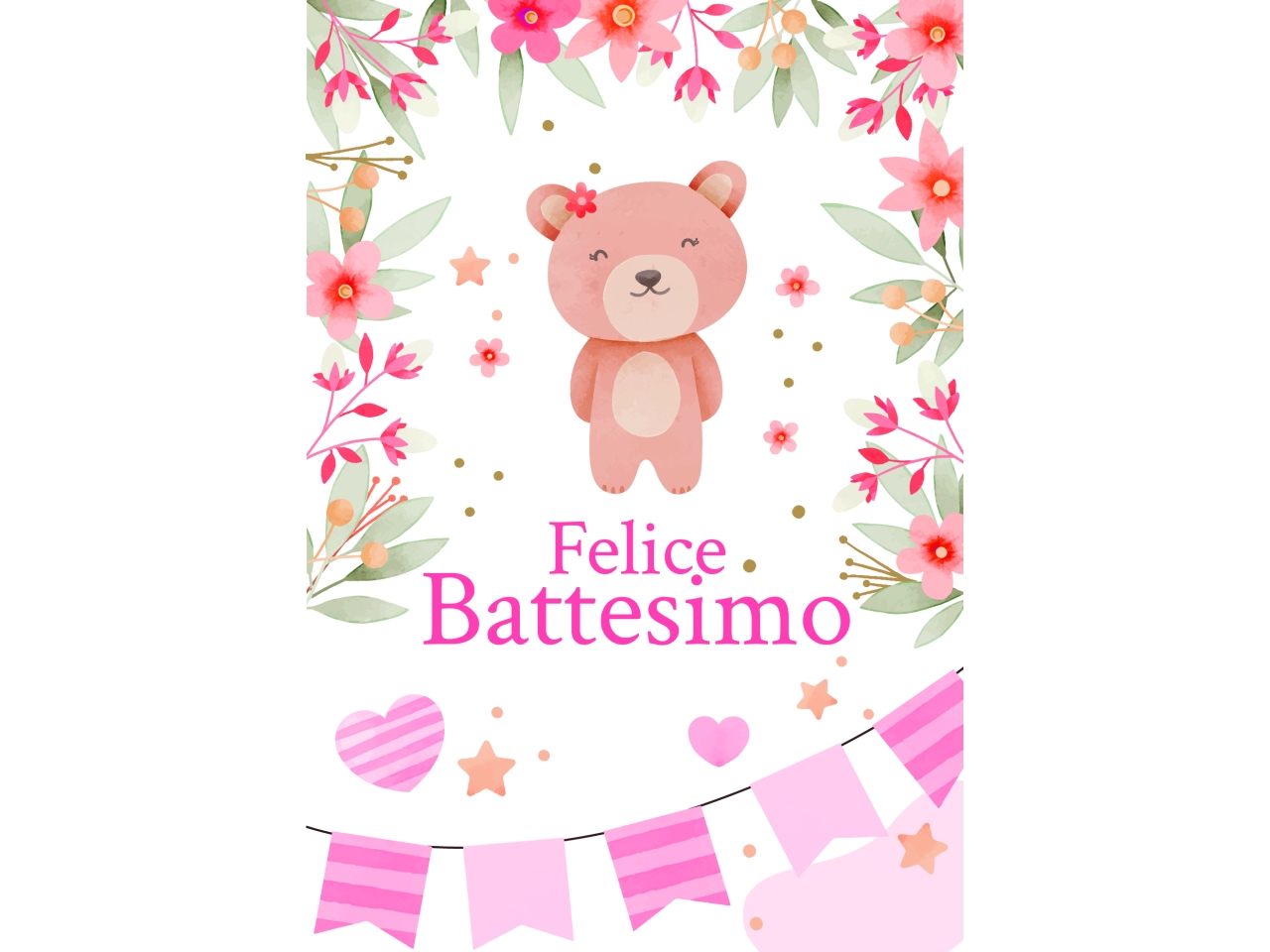 BIGLIETTO P.SOLDI BATTESIMO FE10202PS/B