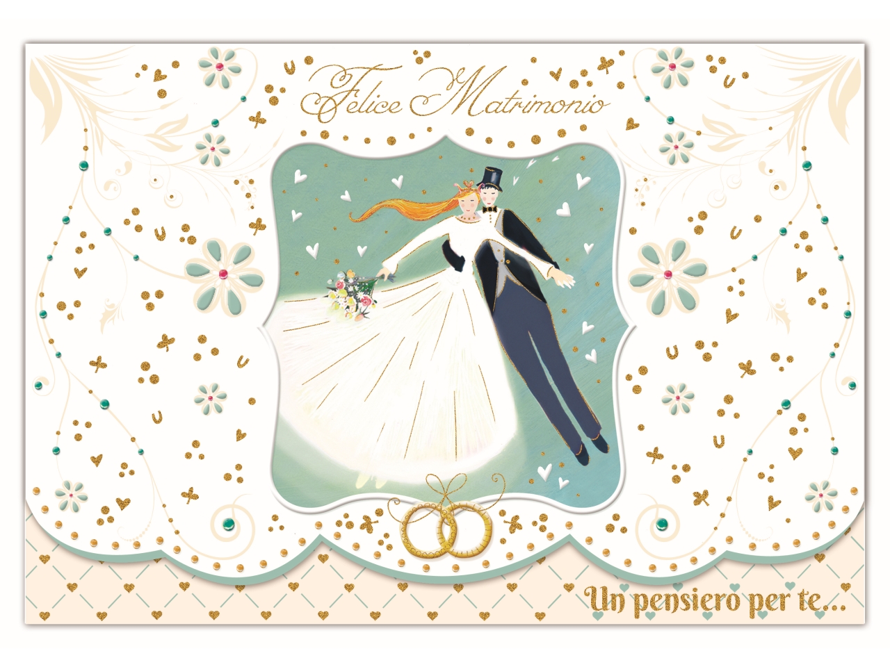 BIGLIETTO P.SOLDI MATRIMONIO FE10205PS/B